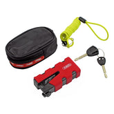 Abus, 77 Granit Sledg ''Grip Style'' Disc Brake Lock. Red Lock Abus