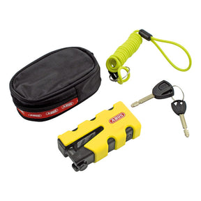 Abus, 77 Granit Sledg ''Grip Style'' Disc Brake Lock. Yellow Lock Abus