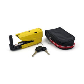 Abus, 8077 Granit Detecto X Plus 2.0 Disc Brake Lock. Yellow Lock Abus