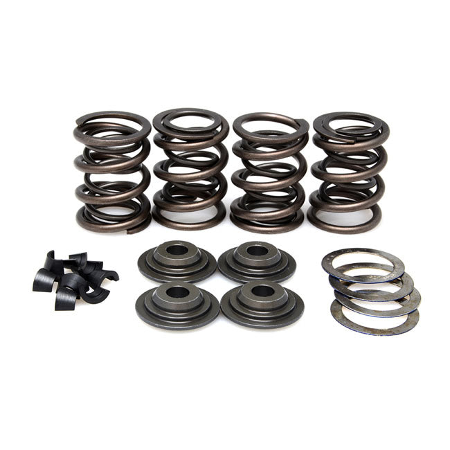 KPMI, valve spring kit. .460" lift. Steel top collars VALVE SPRINGS Kibblewhite
