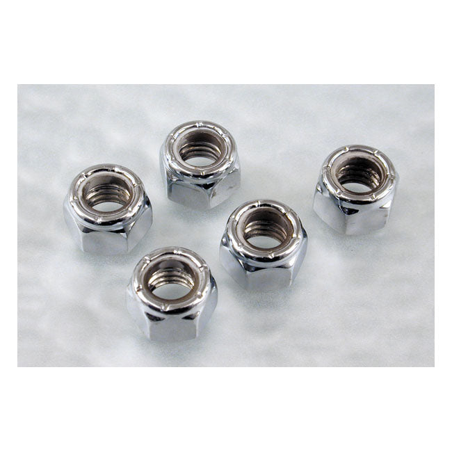 M4 X .70 Lock Nut Chrome Lock Nut Metric Gardner Westcott