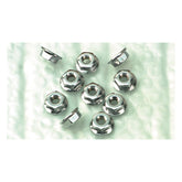 M6 X 1.0 Flanged Nut Chrome Nuts Flanged Chrome Metric Gardner Westcott