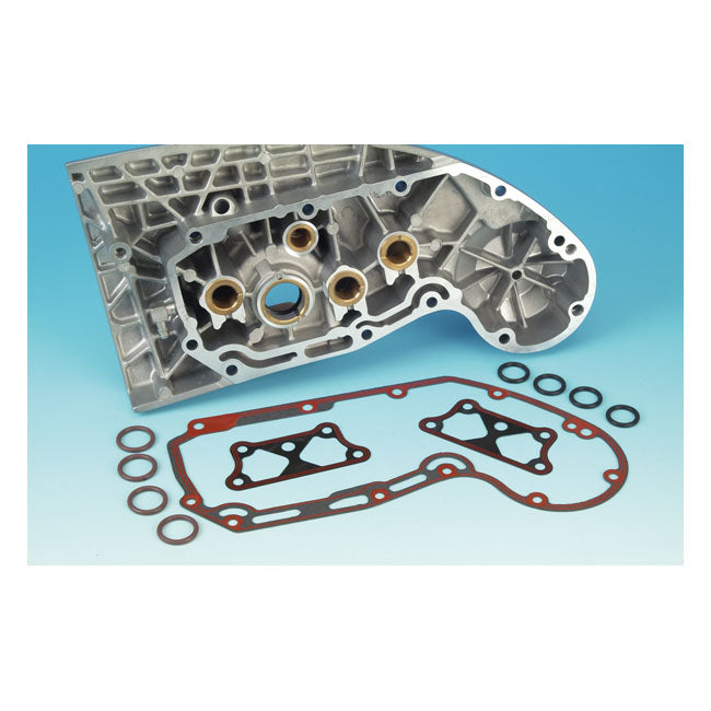 James, cam gear change gasket kit. XL Sportster CAM GEAR CHANGE GASKET KIT James Gaskets