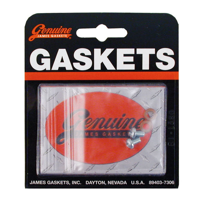 James Gaskets, fork slider drain screws. Zinc Phillips DRAIN SCREW KITS FORK SLIDERS James Gaskets