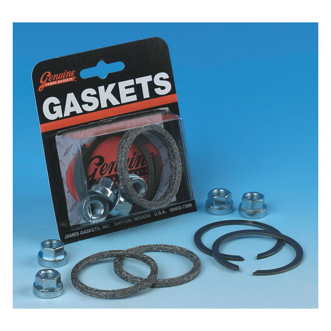 James, exhaust gasket & mount kit. Wire/Graphite gaskets EXHAUST GASKETS James Gaskets