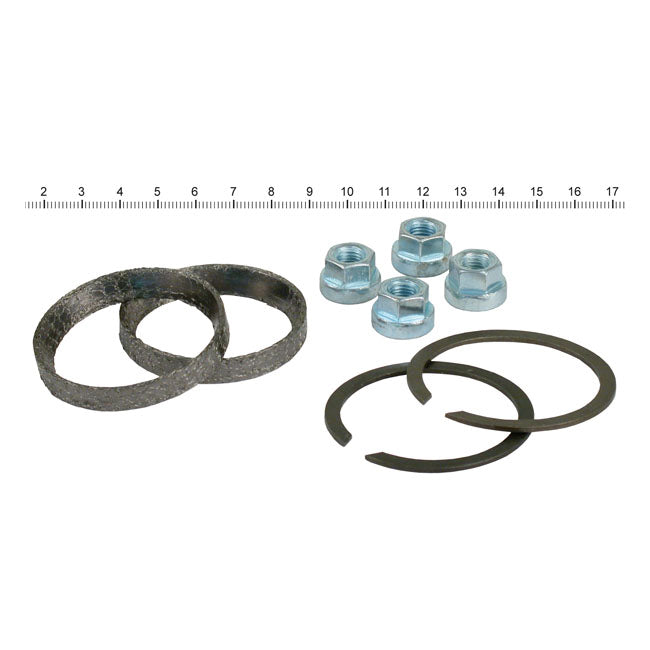 James, exhaust gasket & mount kit. 91-09 style EXHAUST GASKETS James Gaskets