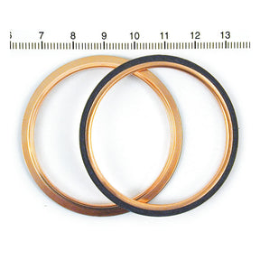 James, round copper exhaust gasket set (pr) EXHAUST GASKETS James Gaskets