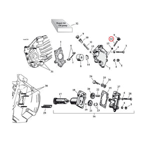 Spring, Check Valve Oil Pump Parts Mcs