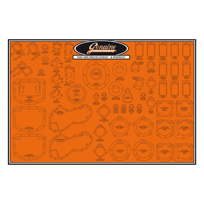 James, gasket & seal board. Knuckle & Pan GASKET BOARDS James Gaskets