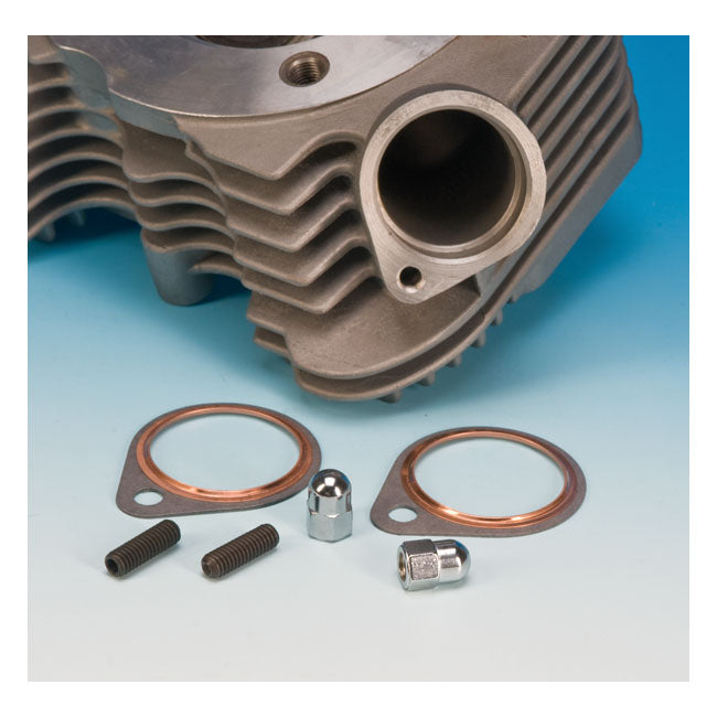 James, Shovel exhaust gasket & mount kit. Copper crush EXHAUST MOUNT PARTS James Gaskets