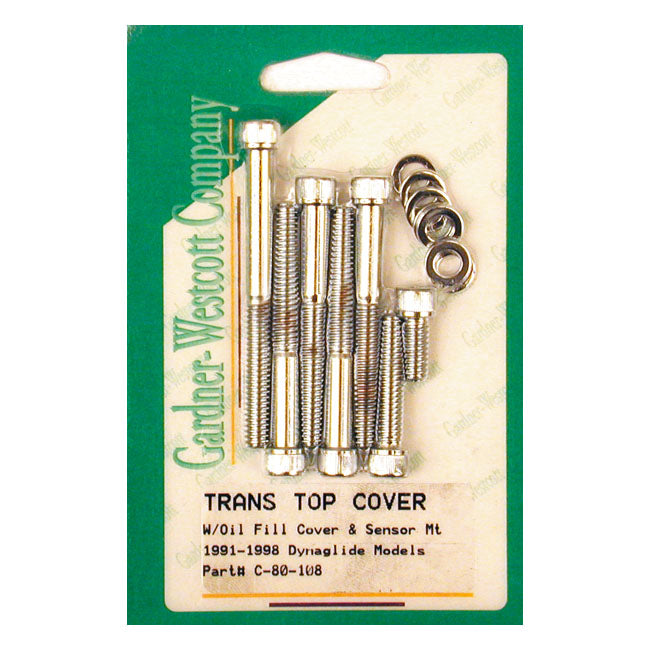 Gw, Transmission Top Cover Mount Kit. Allen Transmission Top Cover Screw Kits Gardner Westcott