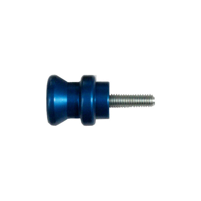 BIKE-LIFT, rear aluminum bobbins 6mm, blue Paddock stands Bike Lift