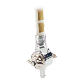 Petcock, H D Early Dual Lever Style. Chrome Petcocks Mcs