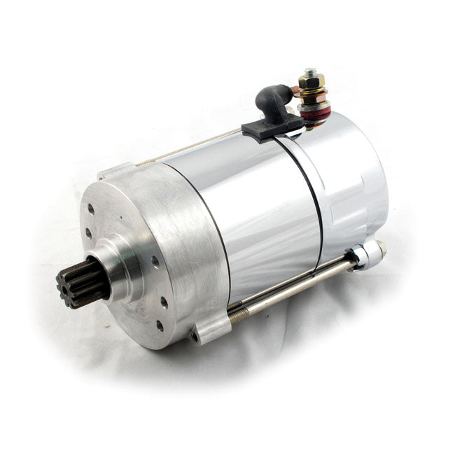 All Balls, Hitachi style starter motor. 1.4kW. Chrome STARTER MOTORS All Balls