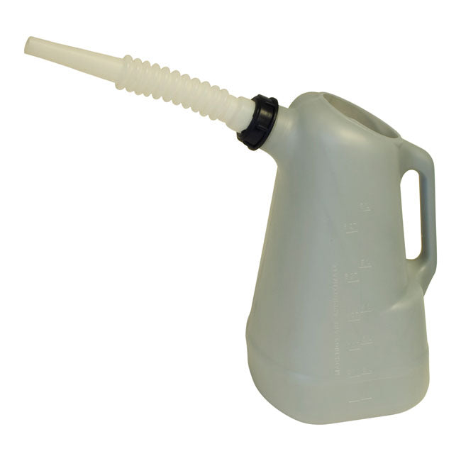 Lisle, 6 Quart Oil Filler Can. White Spout Lisle