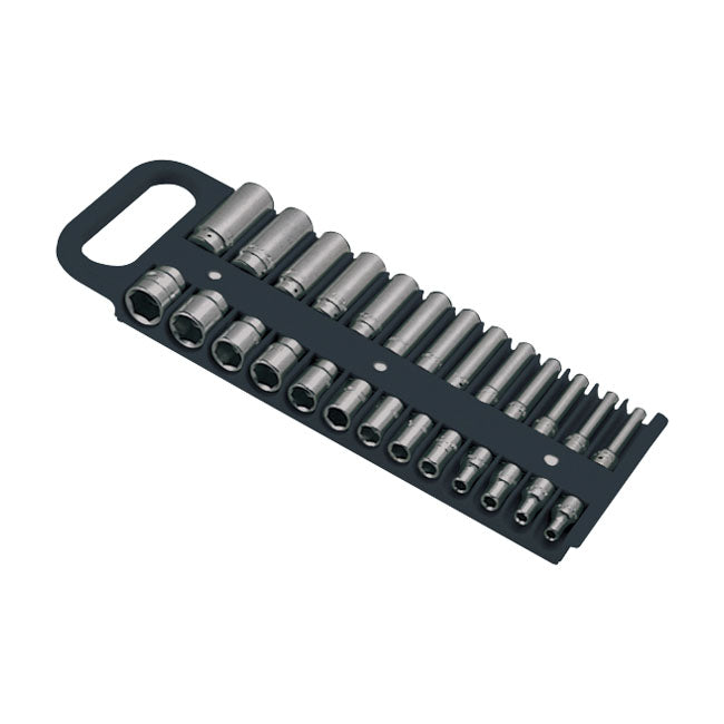 Lisle, 1/4" Magnetic Socket Holder, Black Lisle