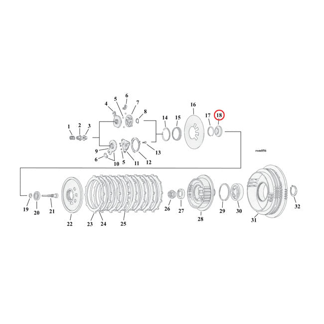 Release Plate, Clutch Clutch Release Parts Mcs