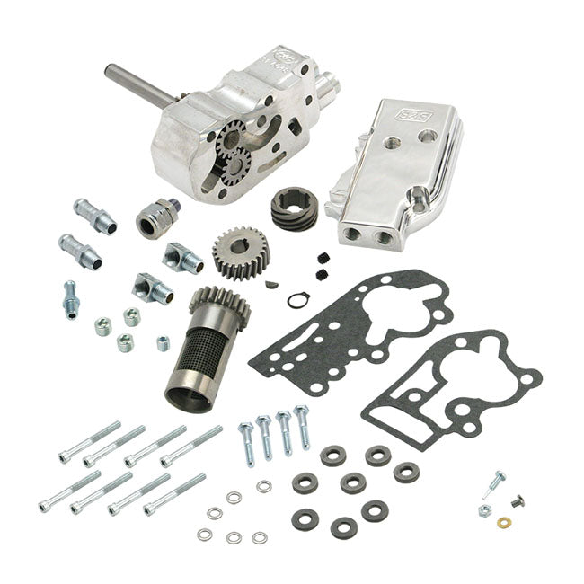 S&S, oil pump kit with gears. 48-53 style OIL PUMPS S&S