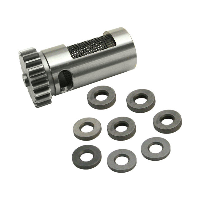 S&S, steel breather valve & spacer set. STD. BREATHER VALVES S&S