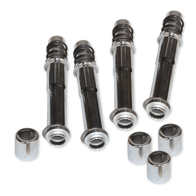 S&S, pushrod cover kit (excl. retainers) PUSHROD COVERS S&S