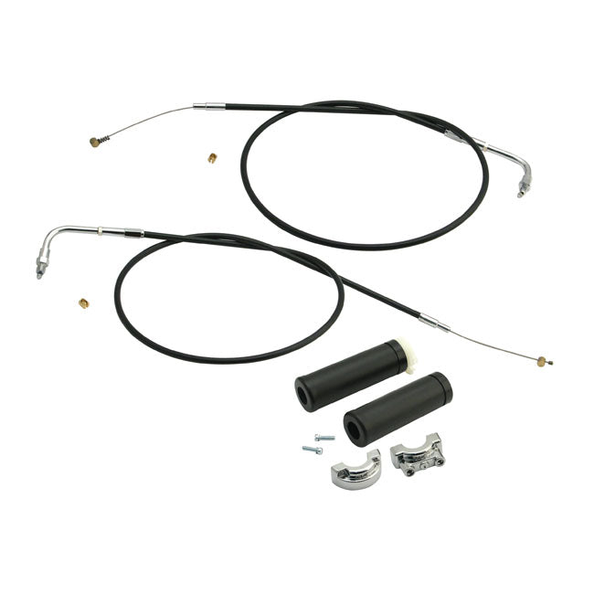 S&S, throttle assembly with 42" throttle cables THROTTLE ASSEMBLY S&S