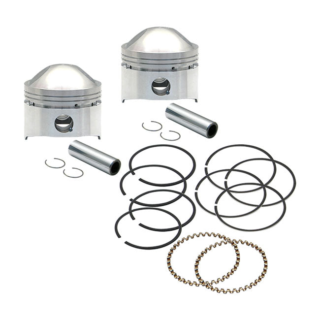 S&S Cycle Piston Kit 36 80 Hc Std Pistons And Rings Kits S&S Cycle