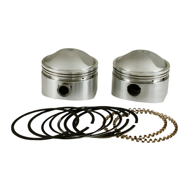 S&S, 3-7/16" forged stroker piston kit. Std PISTONS AND RINGS KITS S&S