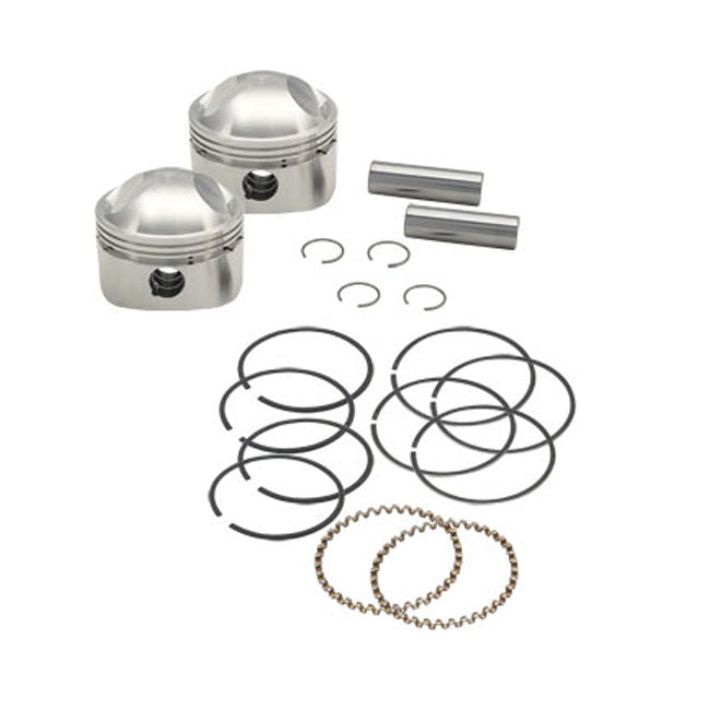 S&S, 3-7/16" forged stroker piston kit. +.060" PISTONS AND RINGS KITS S&S