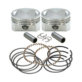 S&S, Evo stroker piston set (OEM heads). +.010" PISTONS AND RINGS KITS S&S