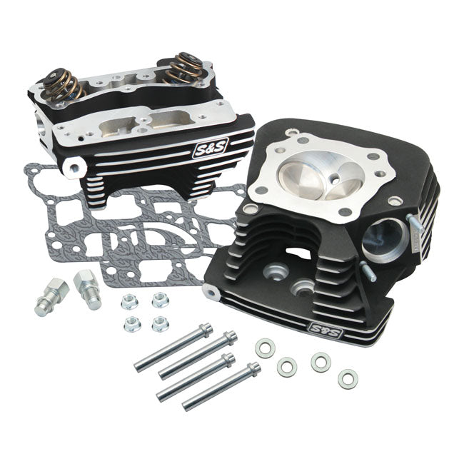 S&S Cycle Super Stock Heads 79 Cc Black Cylinder Heads S&S Cycle