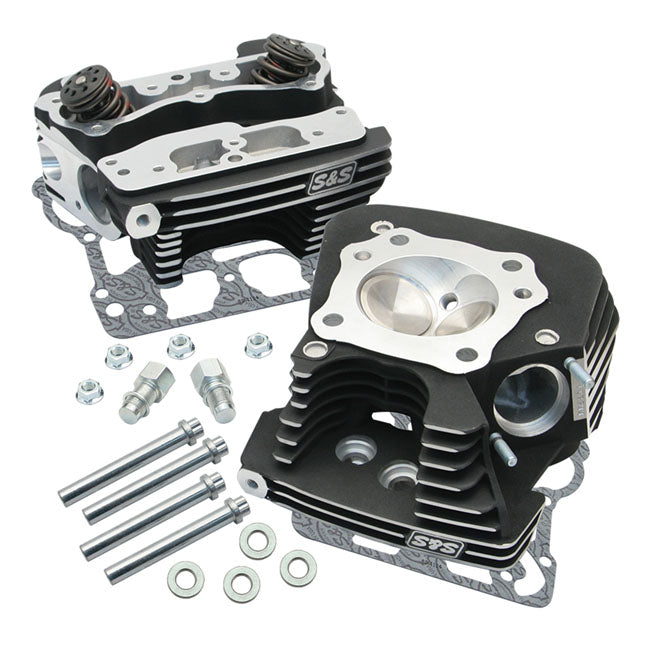 S&S Cycle Super Stock Heads 89 Cc Black S&S Cycle