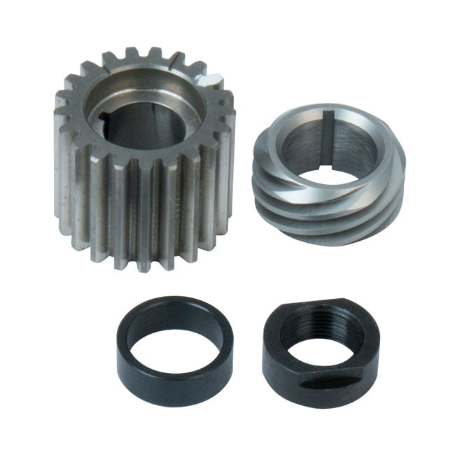 S&S, 54-E77 B.T. pinion shaft gear kit. White PINION CONVERSION KITS S&S