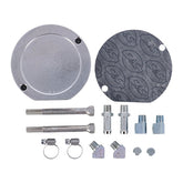 S&S, XL Sportster billet oil filter mount kit. 1/4" bolts OIL FILTER MOUNT KITS S&S