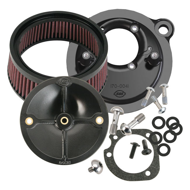 S&S Cycle Air Cleaner,Kit, Stock Cv/Efi, Stealth,1991 Upxl Air Cleaner S&S Cycle