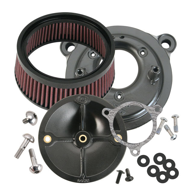 S&S Cycle Air Clnr Stlth 08 16 Flt Air Cleaner S&S Cycle
