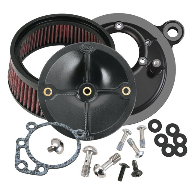 S&S Cycle Stealth Air Cleaner W/O Cover For Cv Carb Air Cleaner S&S Cycle
