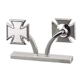 K-Tech, maltese cross mirror MIRRORS Kustom Tech