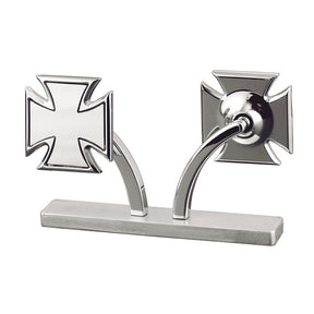 K-Tech, maltese cross mirror MIRRORS Kustom Tech