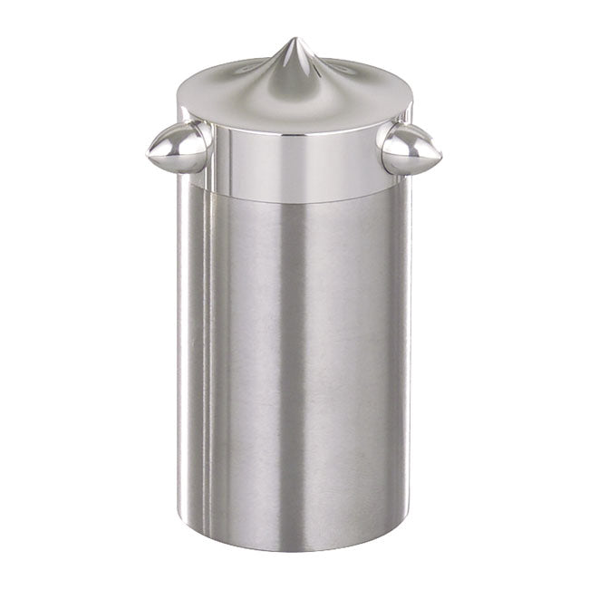 Kustom-Tech, weld-in gas cap. Aluminum Acorn Gas Cap Kustom Tech