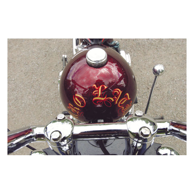 Kustom Tech Smooth Weld-In Right Gas Cap, Aluminum Gas Cap Kustom Tech