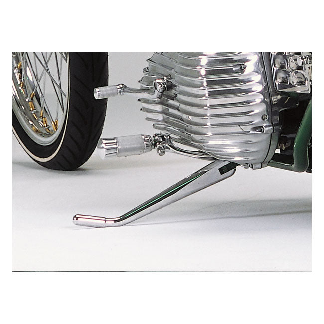Kustom Tech Weld-On Diamond Jiffy Kickstand, Chrome Jiffy Stands Kustom Tech