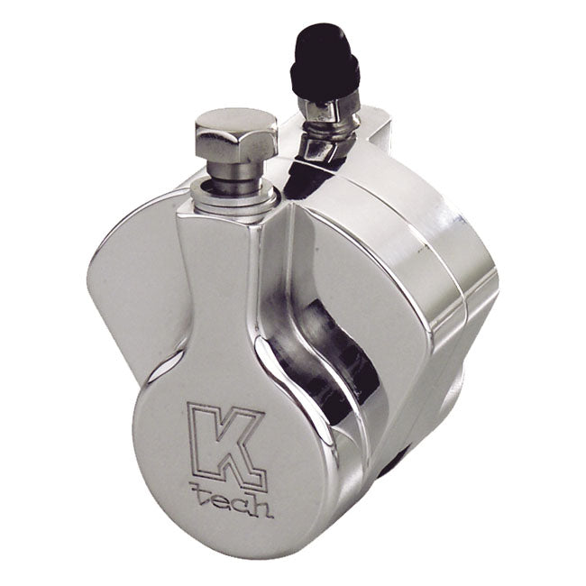 Kustom Tech 2 Piston Brake Caliper, Polished Brake Calipers Kustom Tech