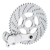 Kustom Tech Custom Sprocket Brake Kit With Caliper, Polished Sprocket Brake Kits Kustom Tech