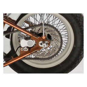 Kustom Tech Custom Sprocket Brake Kit With Caliper, Polished Sprocket Brake Kits Kustom Tech