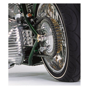 Kustom Tech Hydraulic Rear Drum Brake With Brass Fins Brake Drum Kits Kustom Tech