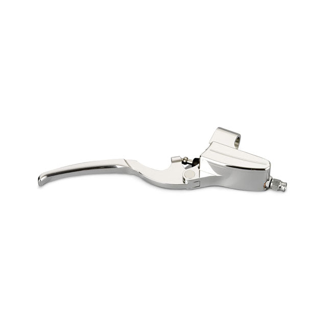 Hydraulic Brake H/B Master Cylinder 14mm, Polished Master Cylinder Kustom Tech Default Title