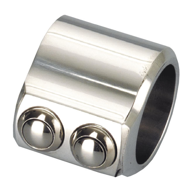 Kustom Tech Evolution Line Dual Button Switch Housing, Polished Switch Housings Kustom Tech