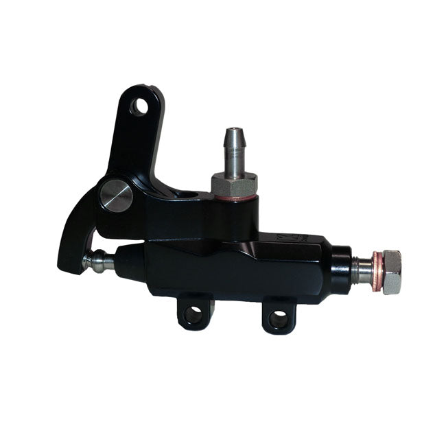 Kustom Tech Trick Wire Hydraulic Master Cylinder, Black Anodized Brake Master Cylinders Kustom Tech