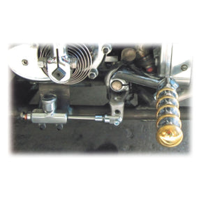 Kustom Tech Custom Rear Master Cylinder Hydraulic, Polished Master Cylinder Brake Rear Kustom Tech