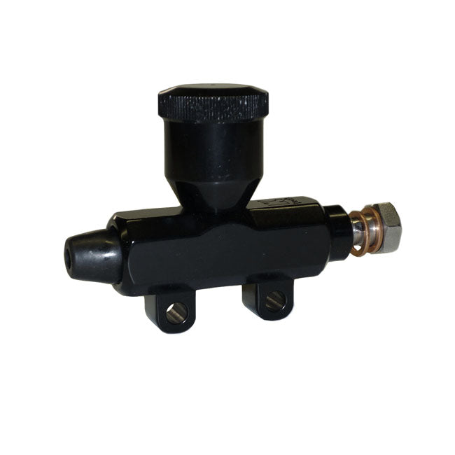 Kustom Tech Custom Rear Master Cylinder Hydraulic, Black Master Cylinder Brake Rear Kustom Tech
